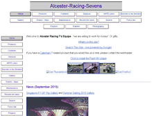 Tablet Screenshot of alcester-racing-sevens.com